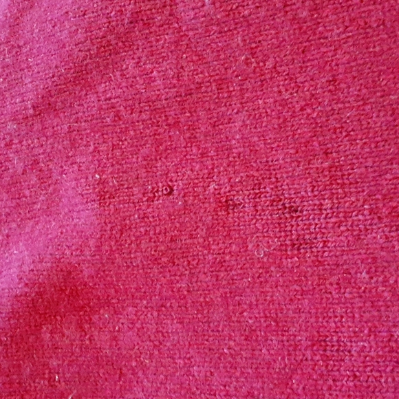 Vintage 100% Cashmere Red Dress with Belt - Picture 8 of 9